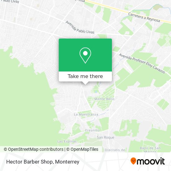 Mapa de Hector Barber Shop