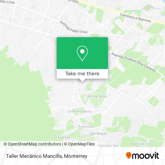 Taller Mecánico Mancilla map