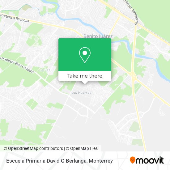 Escuela Primaria David G Berlanga map