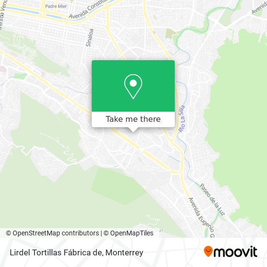 Lirdel Tortillas Fábrica de map