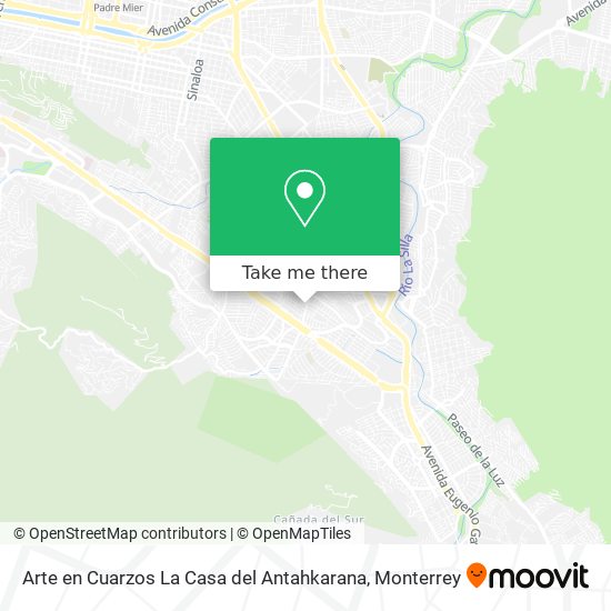 Arte en Cuarzos La Casa del Antahkarana map