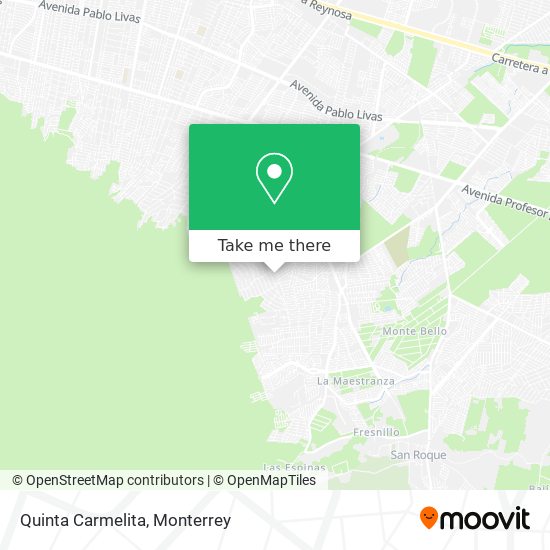 Mapa de Quinta Carmelita