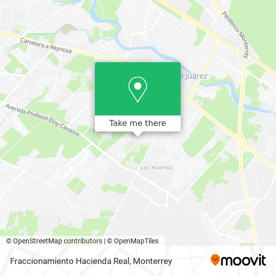 Mapa de Fraccionamiento Hacienda Real
