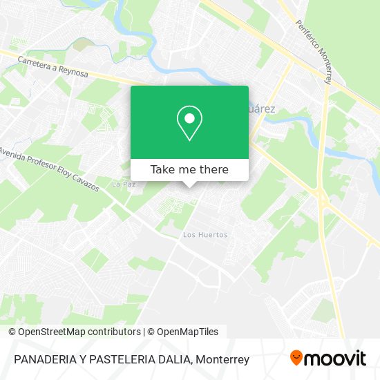 Mapa de PANADERIA Y PASTELERIA DALIA
