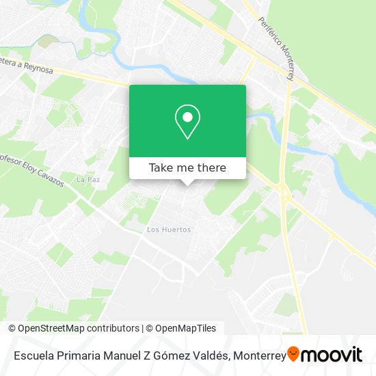 Escuela Primaria Manuel Z Gómez Valdés map