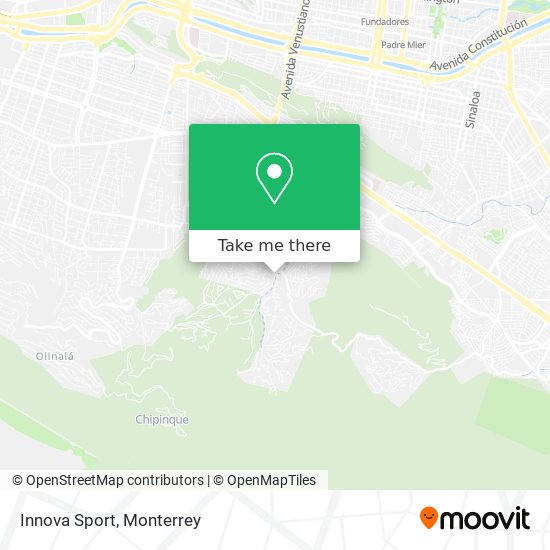 Innova Sport map