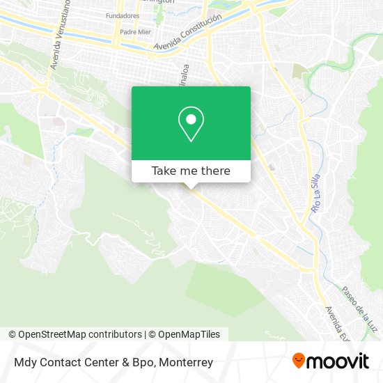 Mapa de Mdy Contact Center & Bpo
