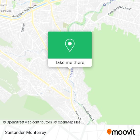 Mapa de Santander