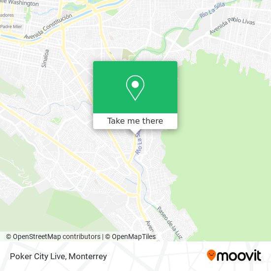 Mapa de Poker City Live