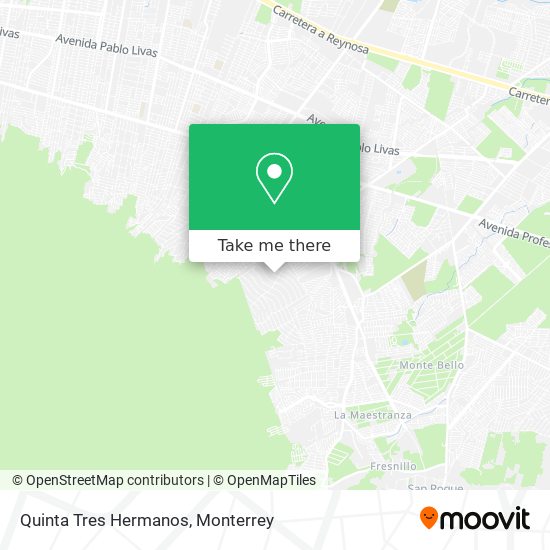 Quinta Tres Hermanos map