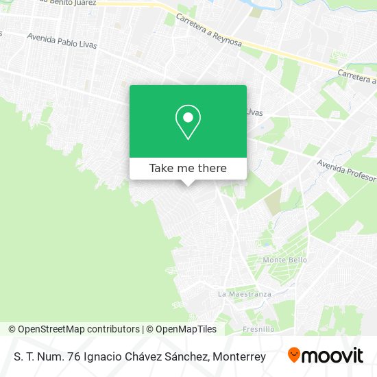 Mapa de S. T. Num. 76 Ignacio Chávez Sánchez