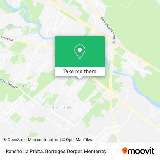 Rancho La Prieta. Borregos Dorper map