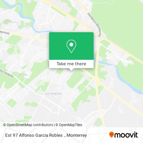 Est 97 Alfonso García Robles . map