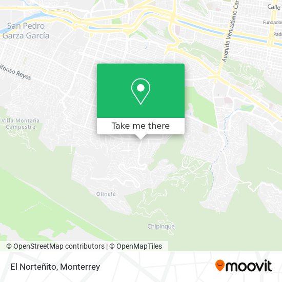 Mapa de El Norteñito