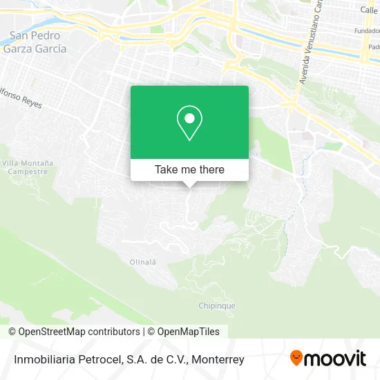 Inmobiliaria Petrocel, S.A. de C.V. map