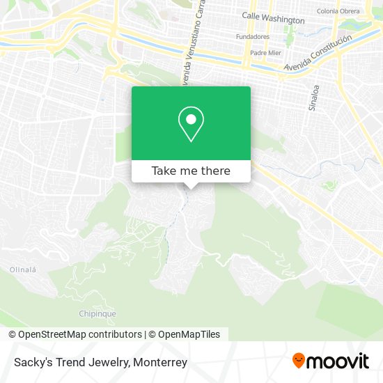 Sacky's Trend Jewelry map