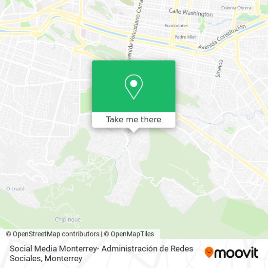 Mapa de Social Media Monterrey- Administración de Redes Sociales