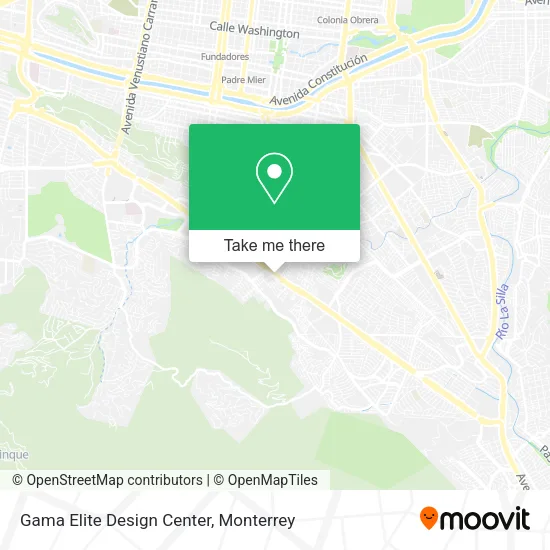 Gama Elite Design Center map