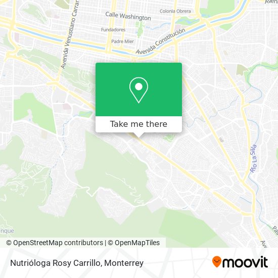 Nutrióloga Rosy Carrillo map