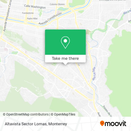 Mapa de Altavista Sector Lomas