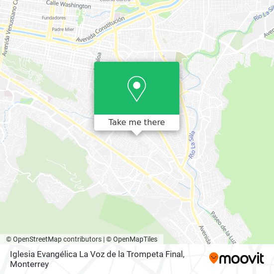 Iglesia Evangélica La Voz de la Trompeta Final map