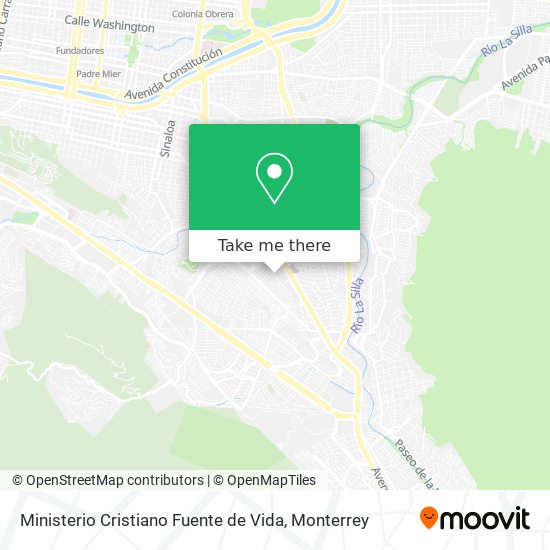 Ministerio Cristiano Fuente de Vida map