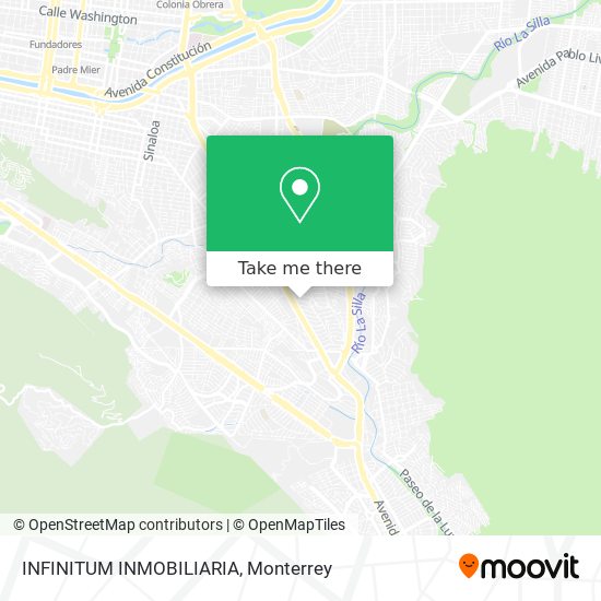 INFINITUM INMOBILIARIA map