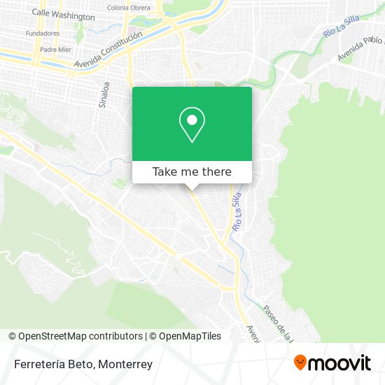 Ferretería Beto map
