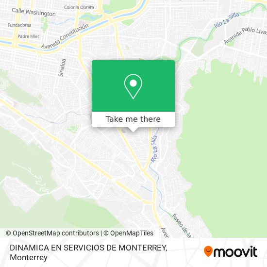 Mapa de DINAMICA EN SERVICIOS DE MONTERREY