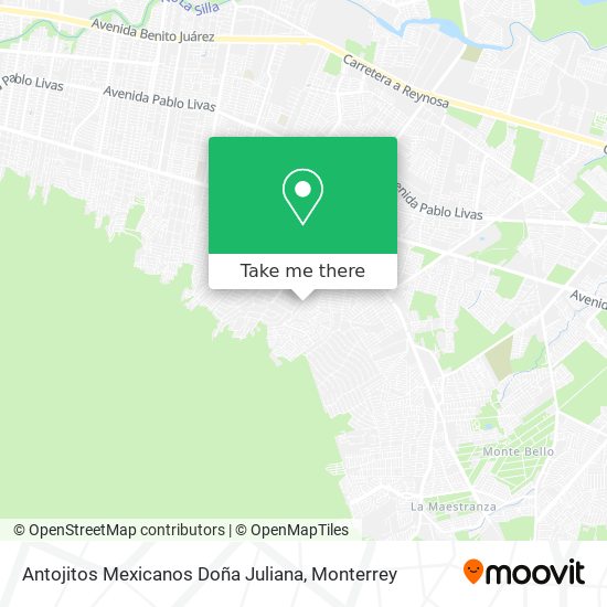 Antojitos Mexicanos Doña Juliana map