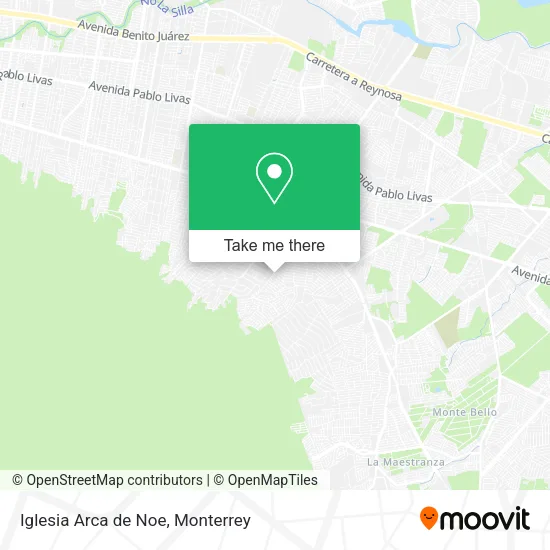 Iglesia Arca de Noe map