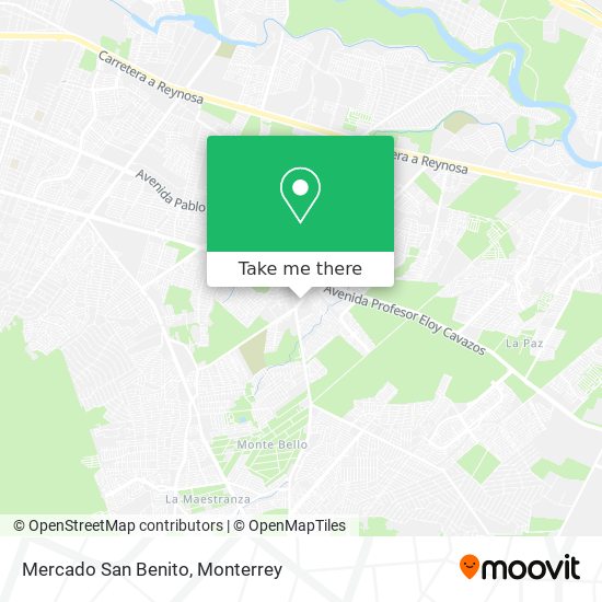 Mapa de Mercado San Benito