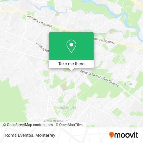 Roma Eventos map