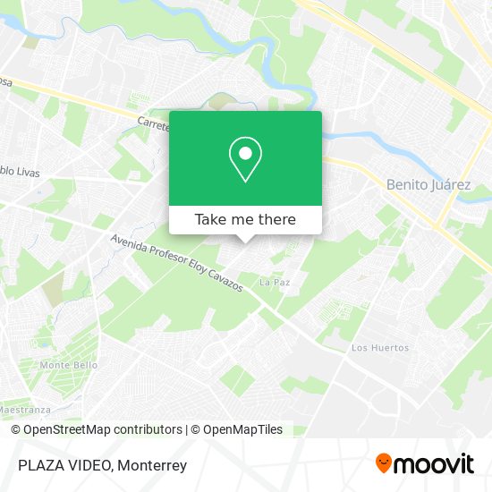 Mapa de PLAZA VIDEO