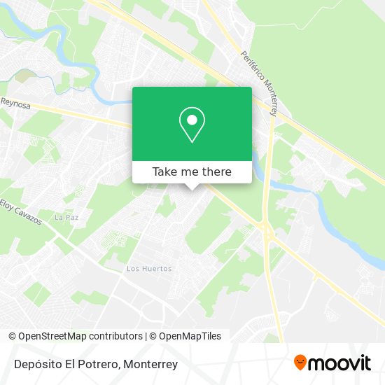 Mapa de Depósito El Potrero