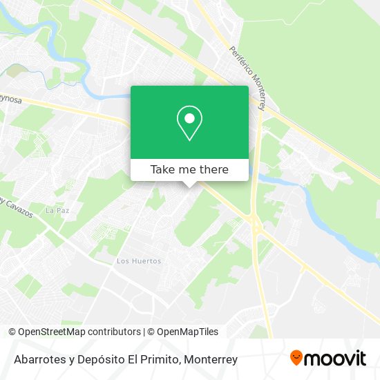 Abarrotes y Depósito El Primito map