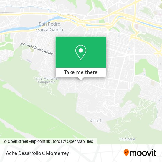 Mapa de Ache Desarrollos