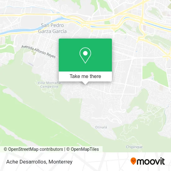Mapa de Ache Desarrollos