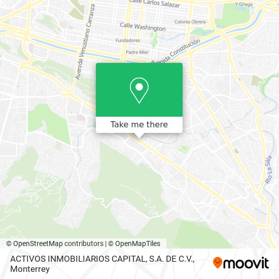 ACTIVOS INMOBILIARIOS CAPITAL, S.A. DE C.V. map