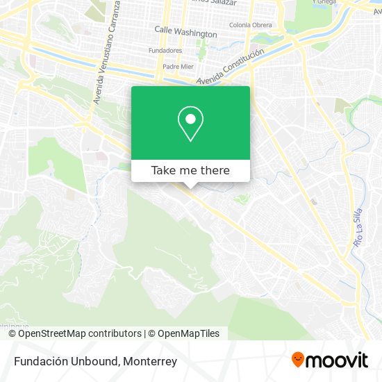Mapa de Fundación Unbound