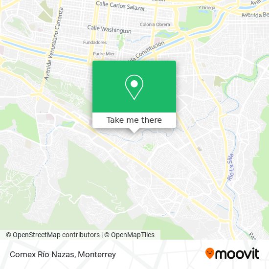 Comex Río Nazas map