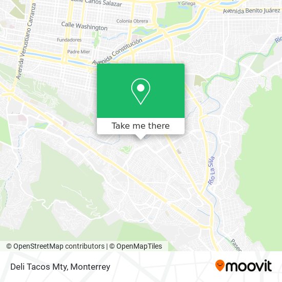 Deli Tacos Mty map