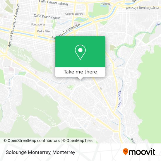 Solounge Monterrey map