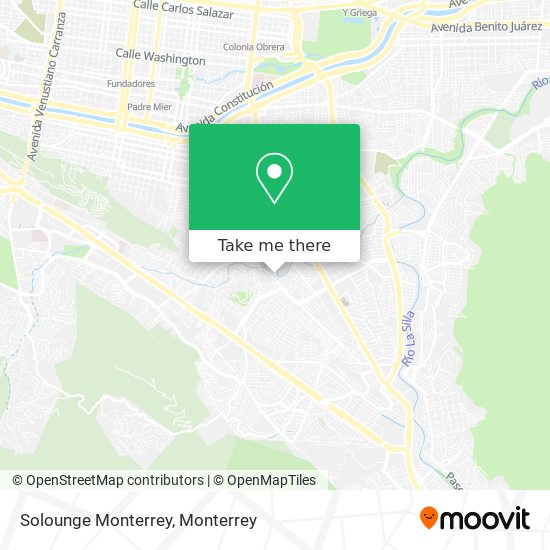 Mapa de Solounge Monterrey