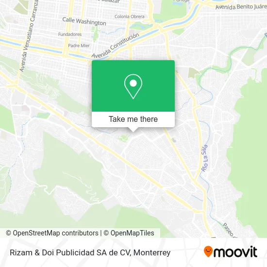 Rizam & Doi Publicidad SA de CV map