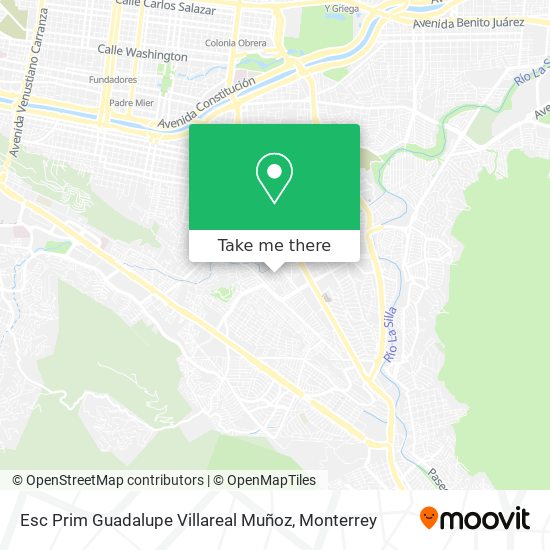 Mapa de Esc Prim Guadalupe Villareal Muñoz