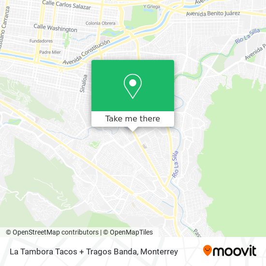 La Tambora Tacos + Tragos Banda map