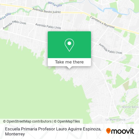 Escuela Primaria Profesor Lauro Aguirre Espinoza map