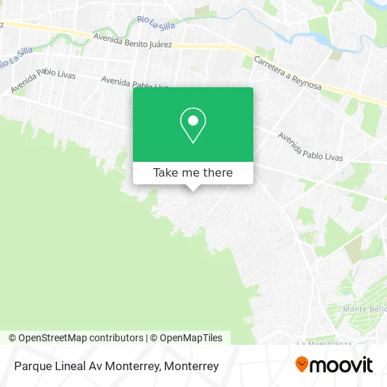Parque Lineal Av Monterrey map