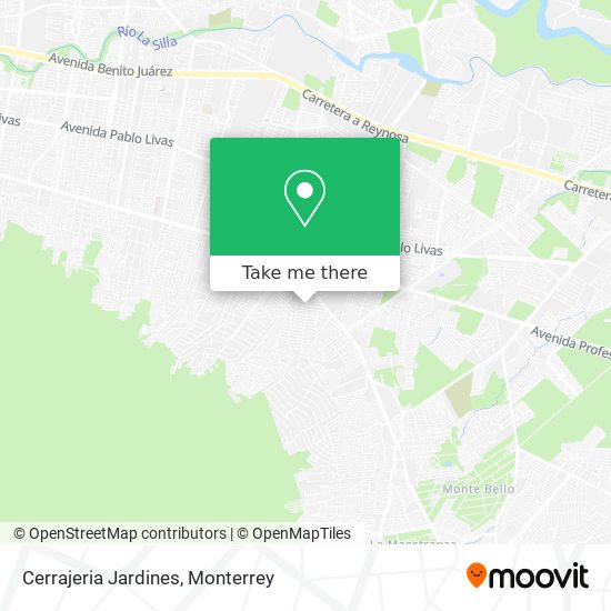 Mapa de Cerrajeria Jardines